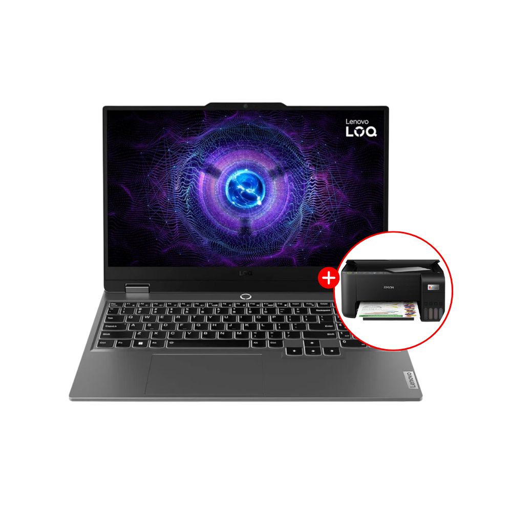 Combo Laptop Lenovo LOQ 15IRX9 15.6" Intel Core i7 512GB  + Impresora Epson L3250