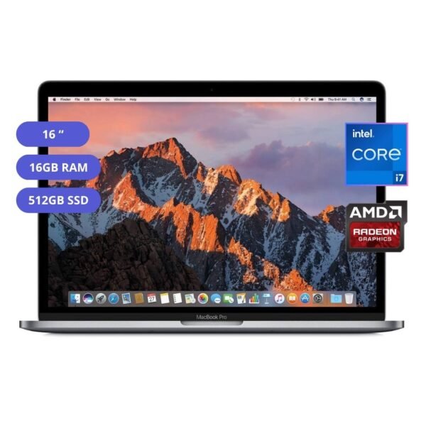 MacBook Pro 2019 Core i7 A2141 16GB RAM 512GB SSD 16