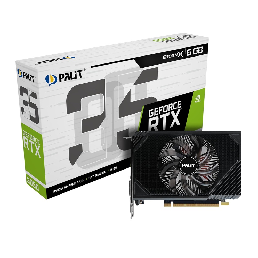 Tarjeta de video PALIT RTX 3050 6GB GDRR6