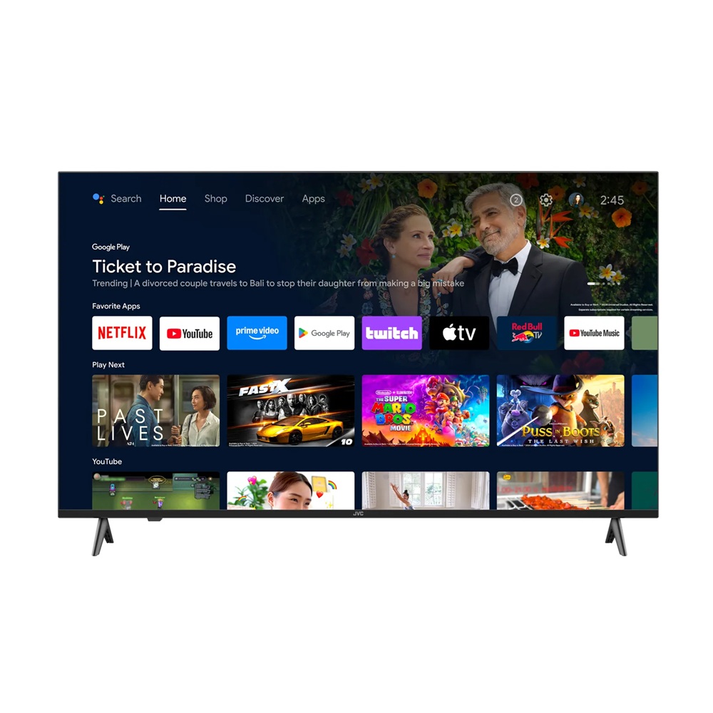 Televisor JVC 50 " LT-50KB557 LED 4K Ultra HD (3840 × 2160) Android TV 11
