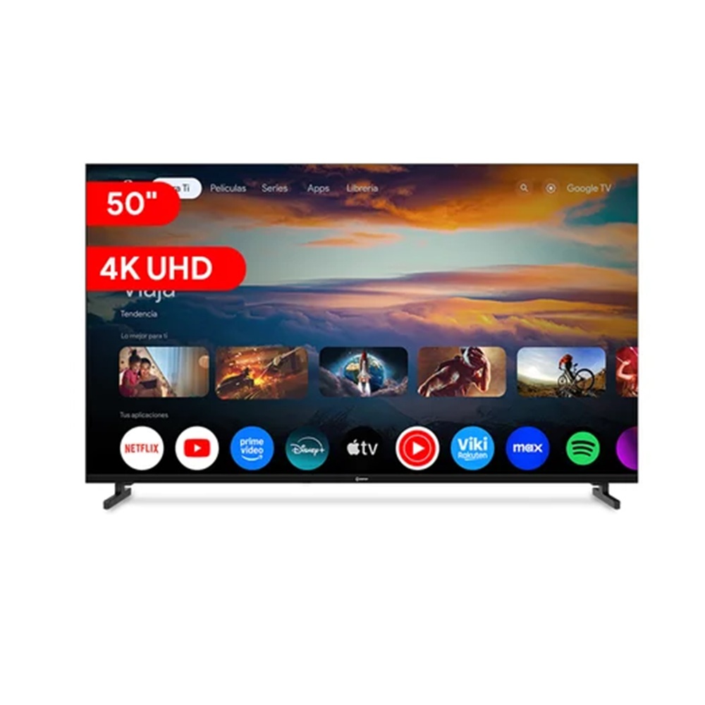 Televisor Miray 50" MK50-E2000GBT Google TV. LED 4K UHD Android 14