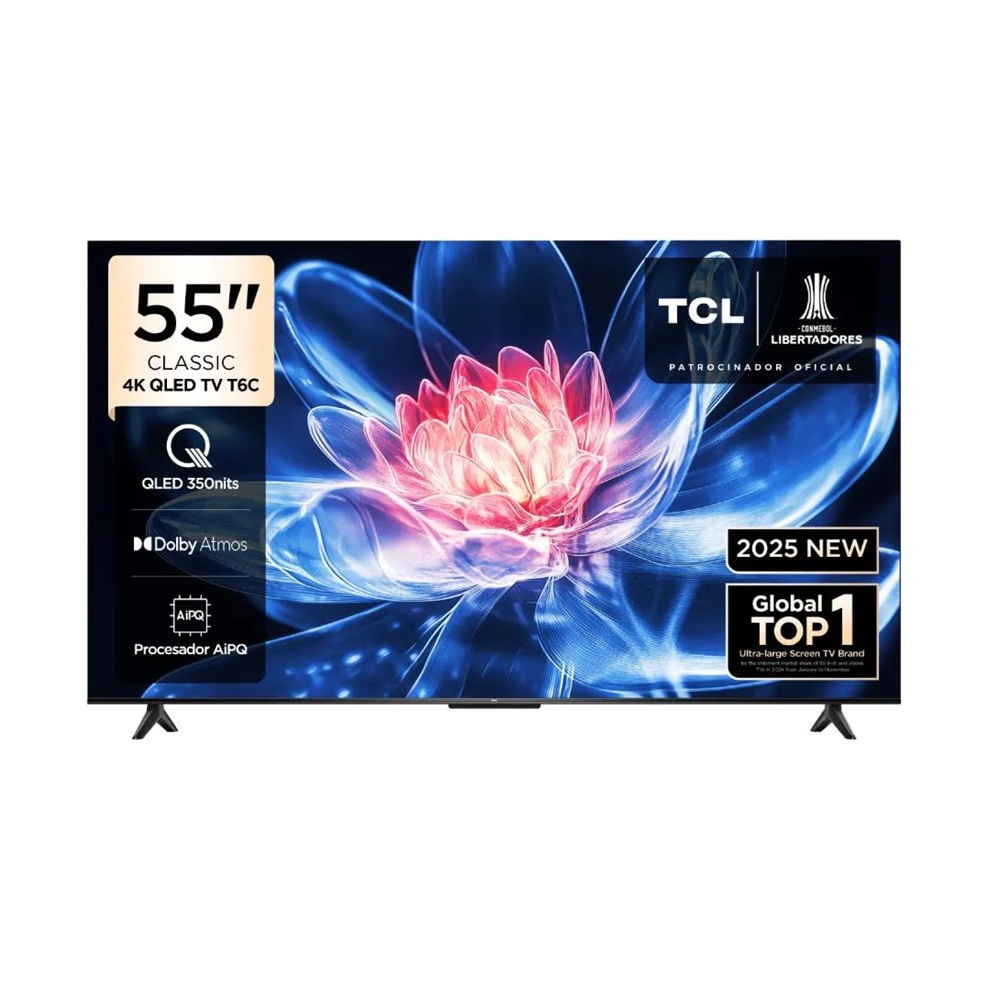 Televisor TCL 55 " 55T6C QLED 4K UHD Google TV